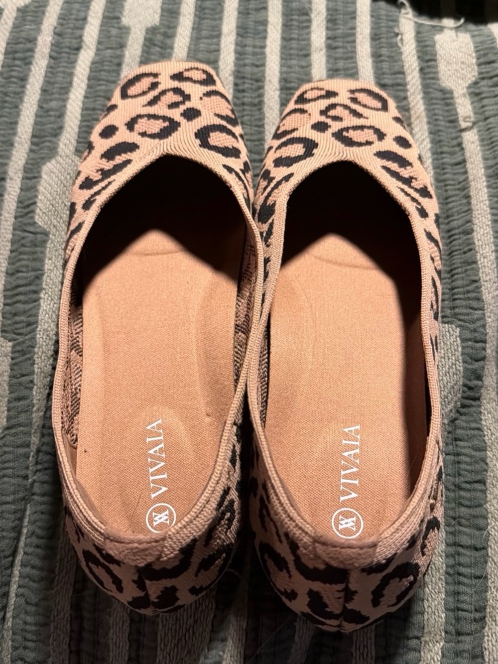 Women's Vivaia Leopard Knit Flats